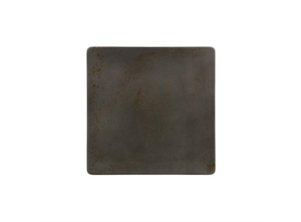 POTTERY tallerken 240x240mm Dekor: Unique Dark Grey